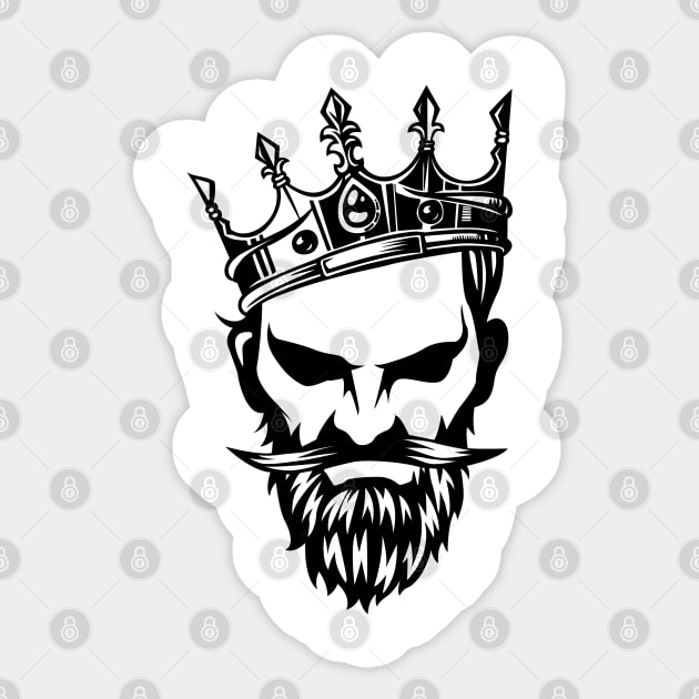 Angry King Sticker by Whatastory